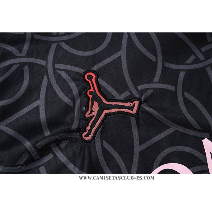Chandal del Paris Saint-Germain Jordan 24-25 Manga Corta Negro - Pantalon Corto